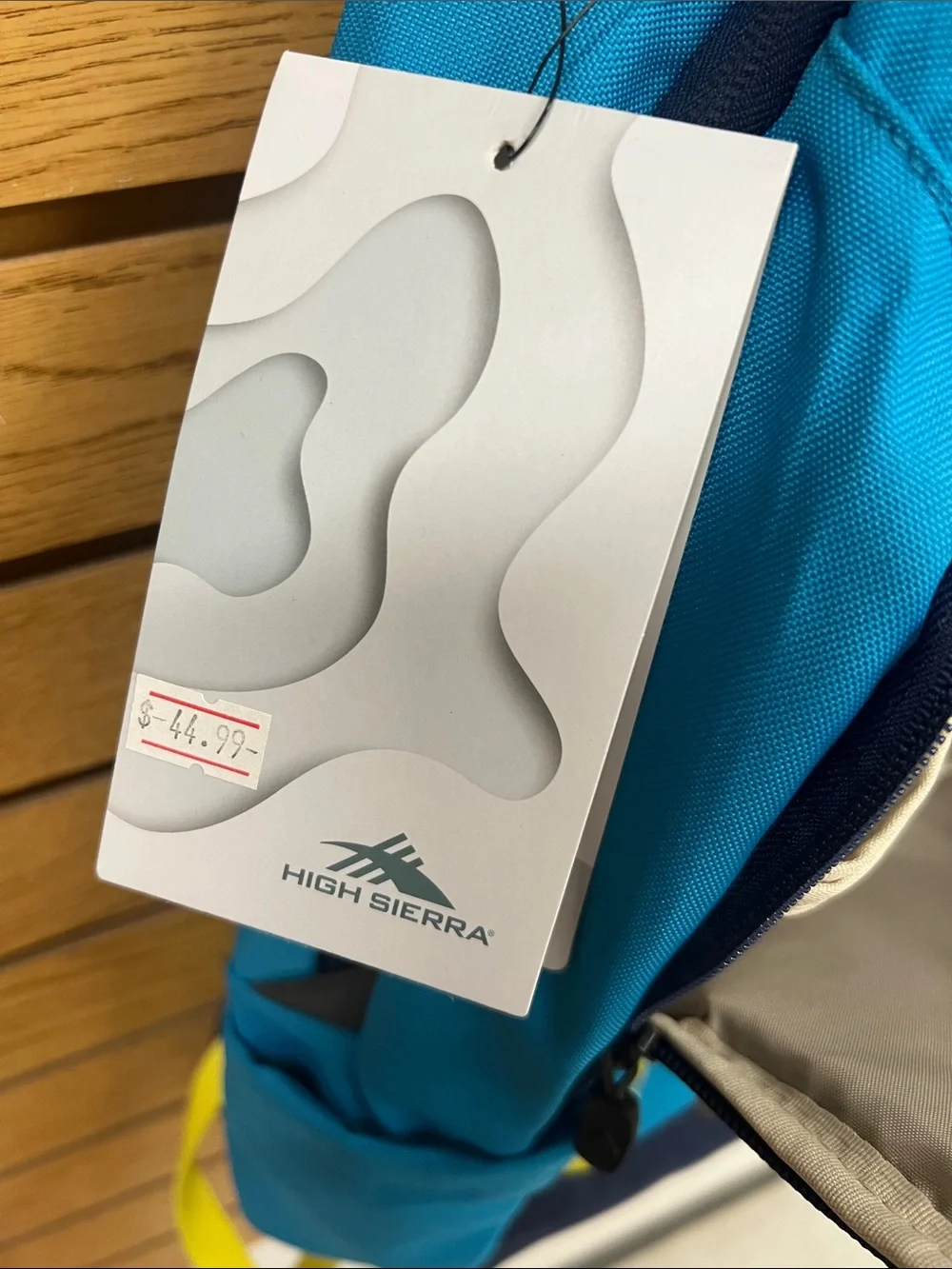 High Sierra Bright Blue & Yellow Daypack Backpack